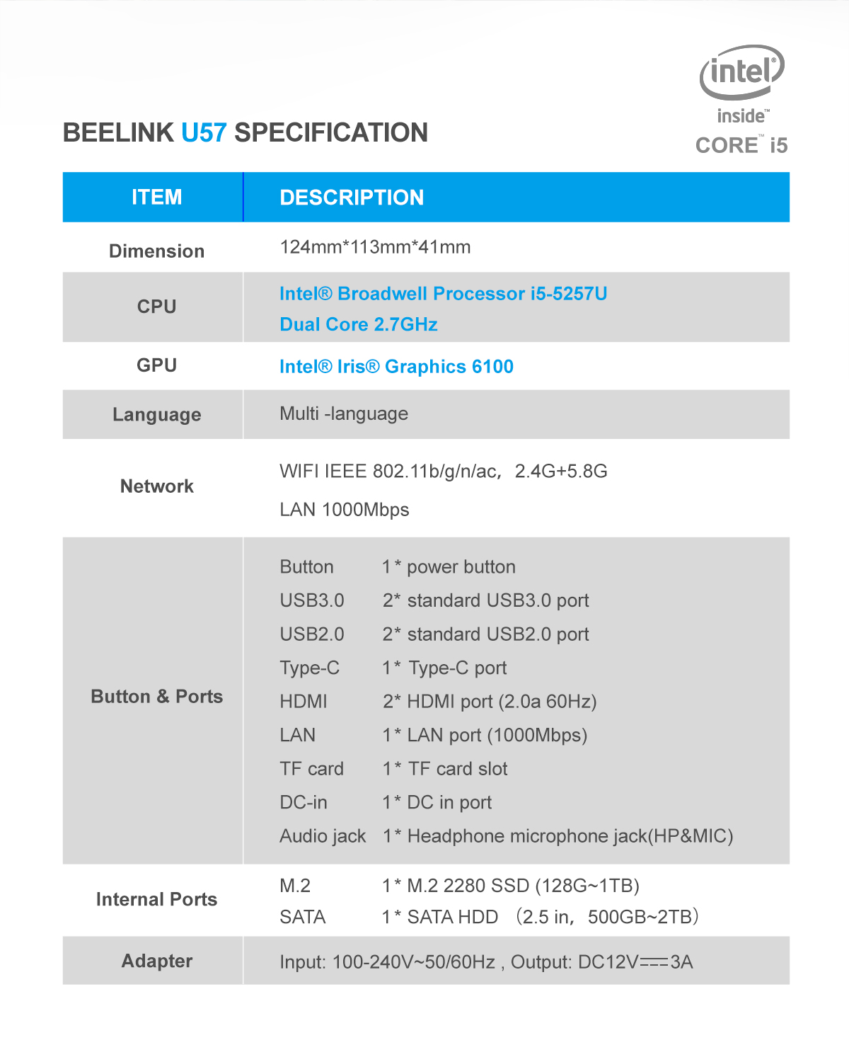 Beelink-U57-Intel-Core-i5-5257U-27GHz-8GB-128GB-SSD-1000M-LAN-58G-WIFI-bluetooth-40-USB30-Mini-PC-Su-1666059